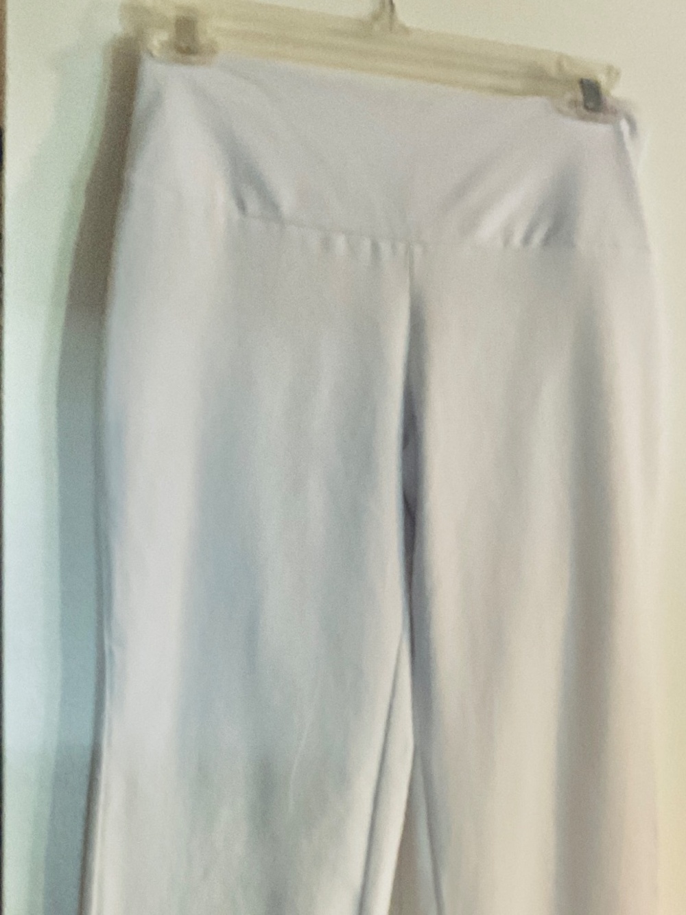 New Straight Leg Pull-on Pants Women with Control Slim Shaping Bright White XXS